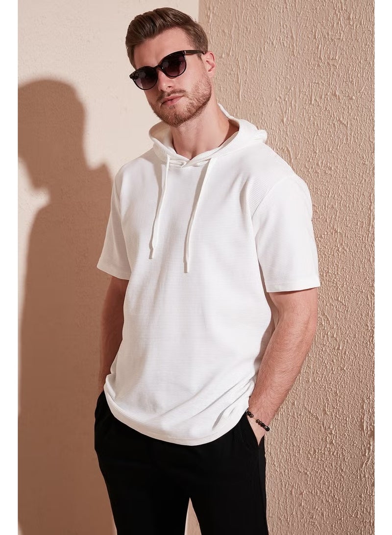 Buratti Cotton Oversize Hooded T Shirt Men's T Shirt 5902324 - Image 1